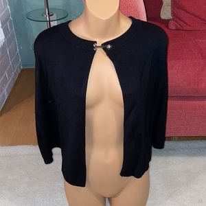 NWT Calvin Klein black cape